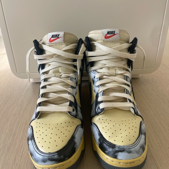 Nike Dunk High 1985 'Black Acid Wash' - Picture 2 of 4